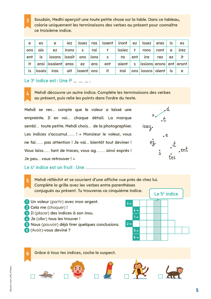 Réussir mon CM1 - Je m'entraîne toute l'année