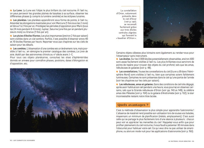 Les carnets du scarabée - Astronomie