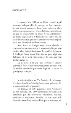 Le recours à la faiblesse