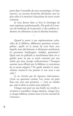 Le recours à la faiblesse