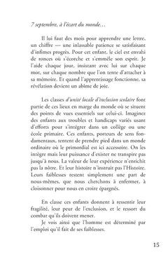 Le recours à la faiblesse