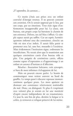 Le recours à la faiblesse