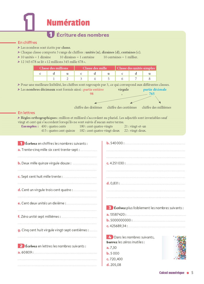 Mon cahier pour assurer en maths