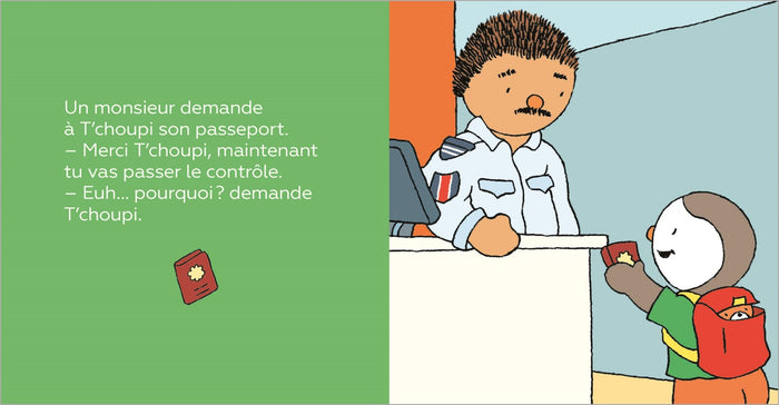 T'choupi prend l'avion