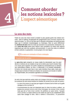 Guide pour enseigner le vocabulaire aux cycles 2 et 3 + ressources numériques - Programmes 2025