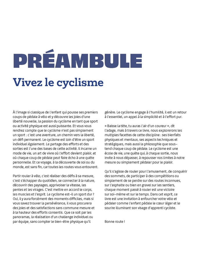 Je deviens cycliste - Les conseils de spécialistes pour débuter