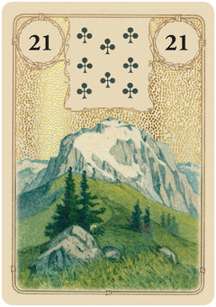 Coffret Oracle Lenormand doré