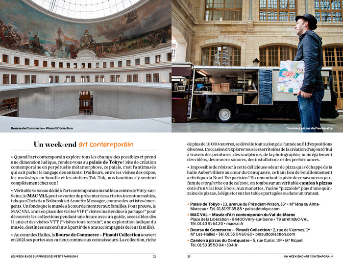 Les week-ends surprises des petits parisiens - 52 passions à vivre en famille