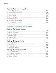 Chant et expression vocale à l'école maternelle