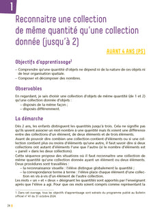 Enseigner le nombre à l'école maternelle PS, MS, GS
