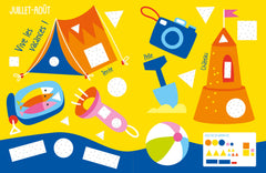 Mon super cahier de gommettes - Une année à la maternelle