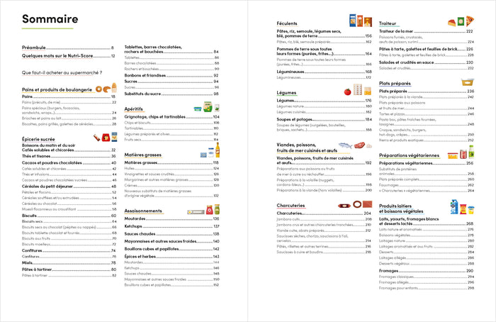 Guide d'achat pour bien manger - 500 produits décryptés