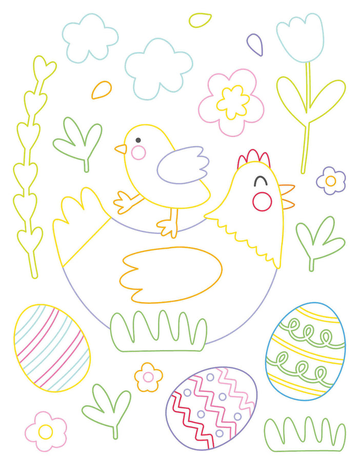 Mes coloriages tout doux - Pâques