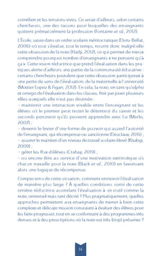 L'évaluation