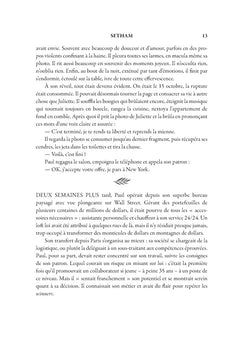 SETHAM roman initiatique spirituel
