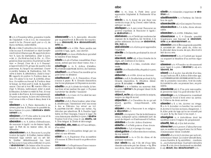 Petit dico indispensable