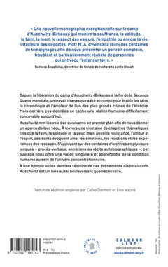 Auschwitz : une monographie de l'humain