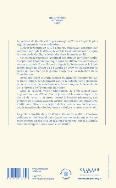 Aron et De Gaulle