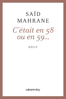 C'était en 58 ou 59...