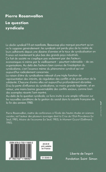 La question syndicale