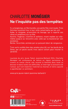 Ne t'inquiète pas des tempêtes - Prix Jeune Talent Jeannine-Balland 2024