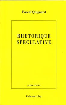 Rhétorique spéculative
