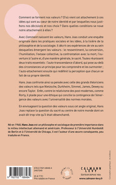 Comment naissent les valeurs