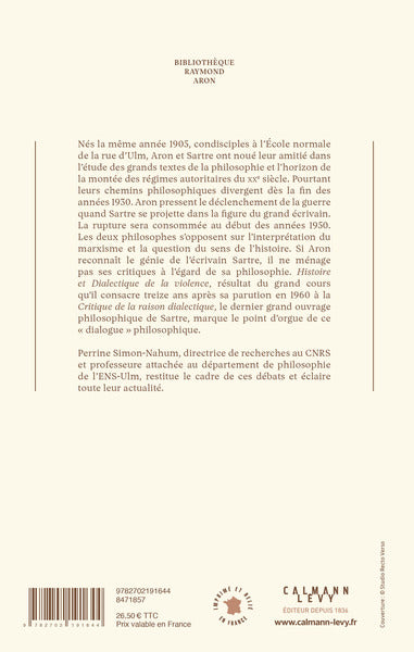 Aron critique de Sartre