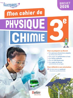 Cahier d'activités Physique-Chimie 3e Trajectoires