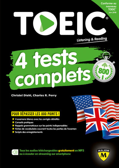 TOEIC : 4 TESTS COMPLETS