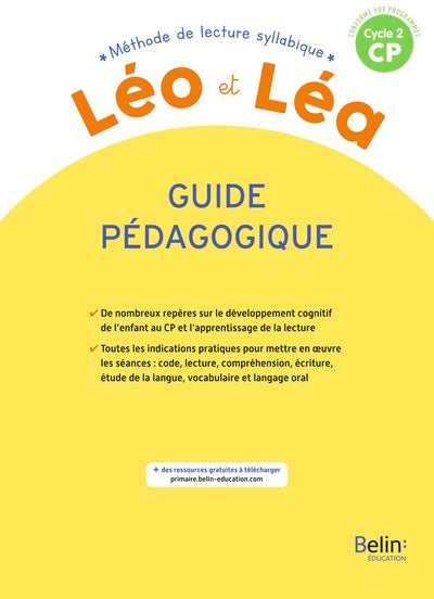 Leo et Lea 2019 - Guide pédagogique CP