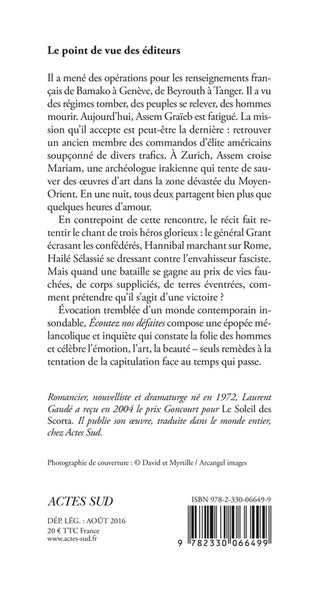 Écoutez nos défaites