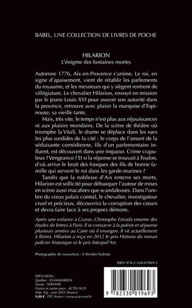 L'énigme des fontaines mortes