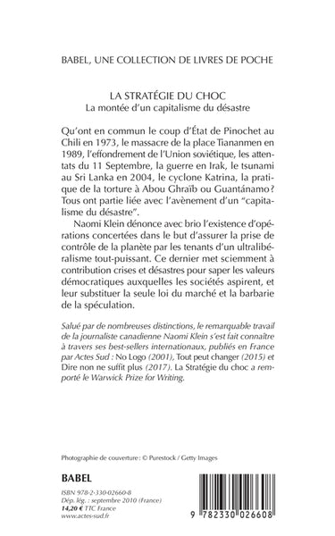 La stratégie du choc