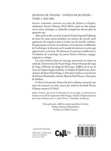 Journal de travail, tome 1: Années de jeunesse