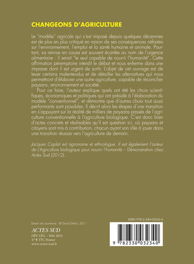 Changeons d'agriculture