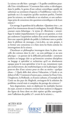 Partager la science: L'illettrisme scientifique en question
