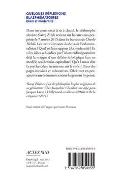 Quelques réflexions blasphématoires