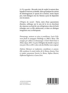 La vie suspendue suivi de L'Origine du monde
