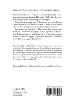 Fécondité de la terre et Le Visage de la Terre