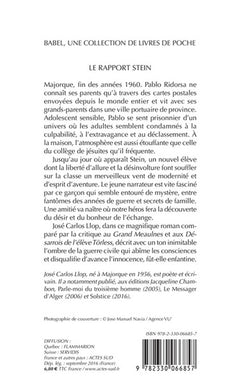 Le Rapport Stein