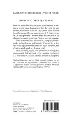 Idylle avec chien qui se noie