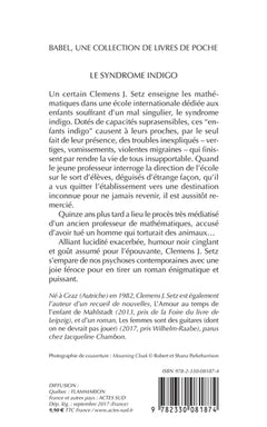 Le syndrome indigo