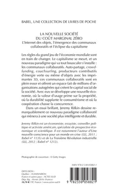 La Nouvelle Société du coût marginal zéro