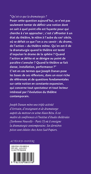 Qu'est-ce que la dramaturgie ?