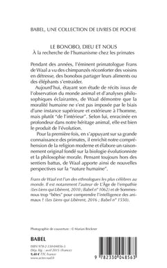 Le Bonobo, Dieu et nous