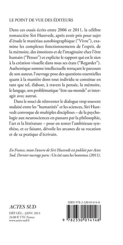 Vivre, penser, regarder