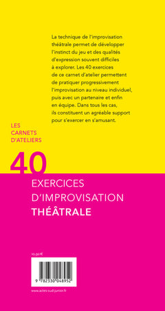 Quarante exercices d'improvisation théâtrale