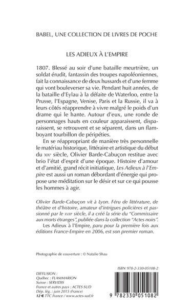 Les adieux à l'Empire