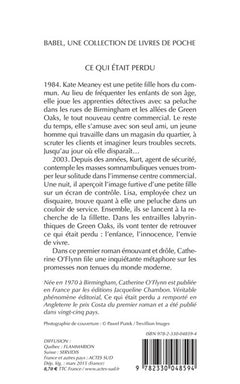 Ce qui était perdu